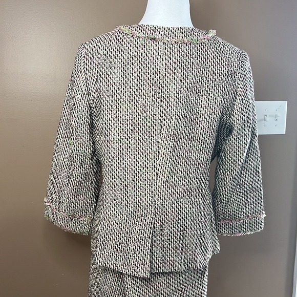 Talbots Women Tweed Peacoat and skit - Picture 3 of 14